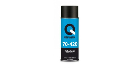 Фарба універсальна Q-REFINISH 70-420, аерозоль 400 мл, чорна матова