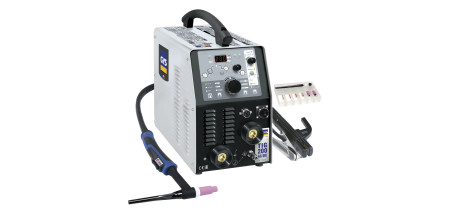 Апарат аргонодугового зварювання GYS TIG 200 AC/DC з аксесуарами SR 26DB та рідинним охолодженням пальника