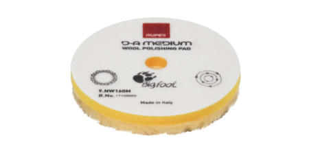Полірувальний круг 160 мм із середньої за жорсткістю вовни Rupes D-A Medium Wool Polishing Pad NW160M Полірувальний круг 160 мм із середньої за жорсткістю вовни Rupes D-A Medium Wool Polishing Pad NW160M