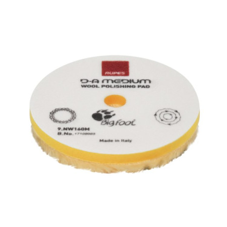 Полірувальний круг 160 мм із вовни Rupes D-A Medium Wool Polishing Pad NW160M Полірувальний круг 160 мм із вовни Rupes D-A Medium Wool Polishing Pad NW160M