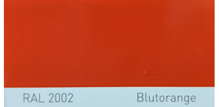 Полиуретановая краска повышенной прочности Simplex, RAL 2002 BLUTORANGE, Vermilion