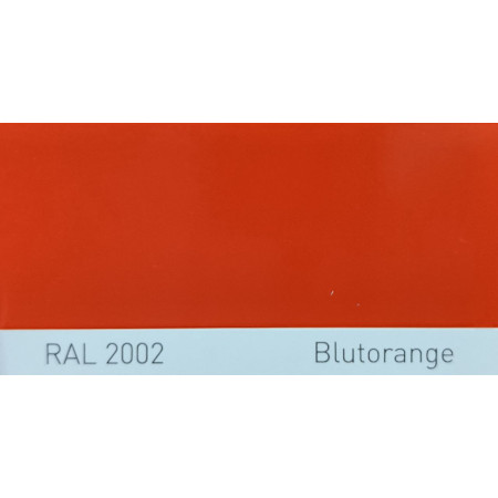 Поліуретанова фарба підвищеної міцності Simplex, RAL 2002 BLUTORANGE, Vermilion Поліуретанова фарба підвищеної міцності Simplex, RAL 2002 BLUTORANGE, Vermilion