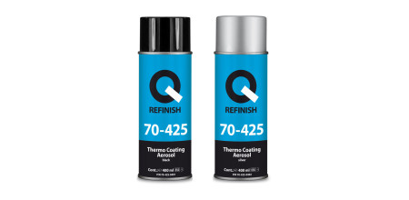 Термостійка фарба Q-Refinish 70-425 Thermo Сoating, аерозоль 400мл, до 650°C
