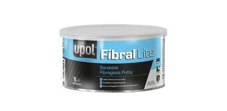 Шпаклівка зі скловолокном надлегка U-POL Fibral Lite 1 л