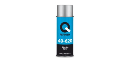 Ґрунт в аерозолі з наповнювачами цинку та алюмінію Q-Refinish Zinc-Alu 40-620