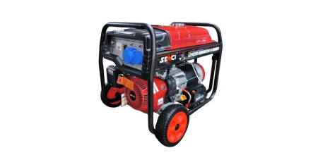 Генератор бензиновый SENCI SC15000E на 8,5 кВт, электростартер